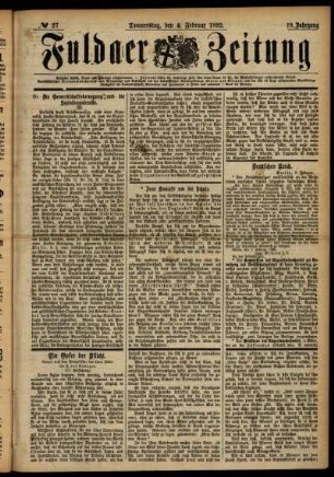 Ausgabe vom Donnerstag, den 04. Februar 1892.