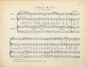 12 deutsche Volkslieder mit Melodien : gesetzt für eine oder zwei Singstimmen mit Begleitung des Pianoforte oder der Guitarre, 4tes Heft. Op. 39