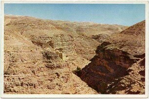 Wadi-Kelt [Wadi Kelt] mit Kloster