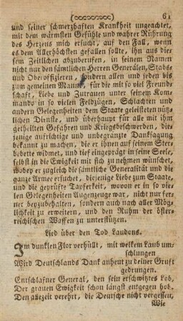 Lied über den Tod Laudons