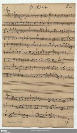 Stimmensatz [Schreiber: Hochmuth, J.G.]