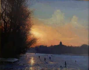 Winterabend am Heiligen See