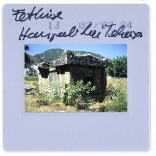 Fethiye, Telmessos : antikes lykiscehes Hausgrab