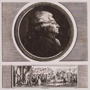 Mirabeau, Honoré Gabriel de Riqueti, Graf von : Französische Revolution 1789. Mirabeau, Honoré Gabriel de Riqueti, Graf von (1749-1791). Aus: Tableau hist. de la Révol. franç..... Dresden: SLUB H.Gall.D7