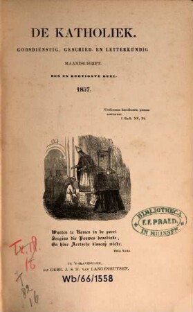 De Katholiek. 31. 1857