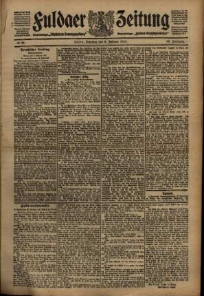 Ausgabe vom Dienstag, den 08. Februar 1910.