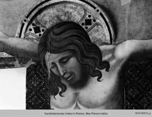 Kruzifix mit dem Heiligen Franziskus