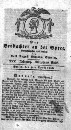 14. Stueck, 3. April 1826