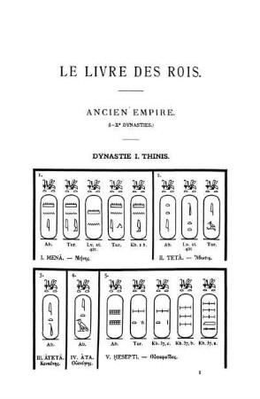 Ancien empire.