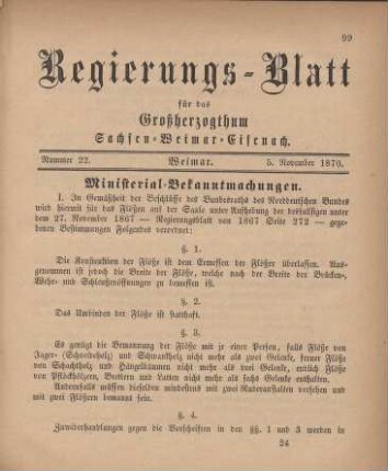Nr. 22 : 5. November 1870