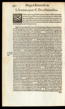 L. Si emancipati. C. De collationibus.