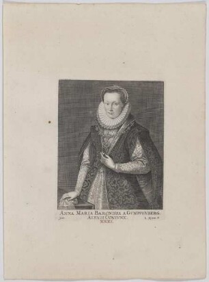 Bildnis der Anna Maria a Gvmppenberg
