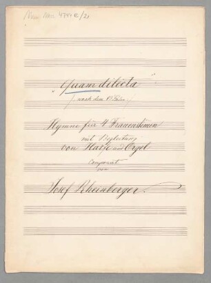 Hymne op. 35 - BSB Mus.ms. 4744 e-2 : Bearbeitung