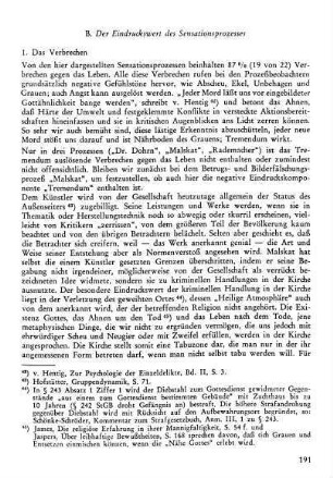 1. Das Verbrechen