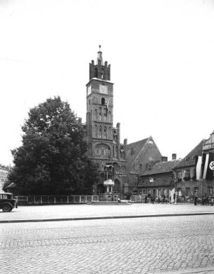 Brandenburg. Altstädter Rathaus (1470/80). Ansicht von Südwesten