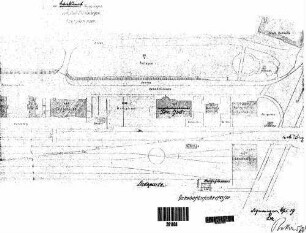 Sigmaringen: Nebengebäude Brennholzlagerschuppen Lageplan