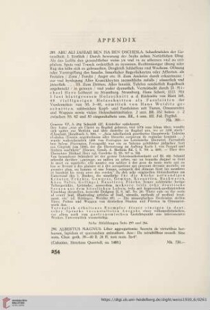 Appendix (No. 289 - 300)