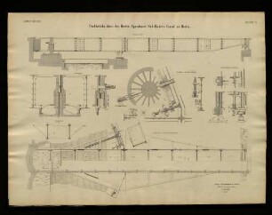 Drehbrücke über den Berlin-Spandauer-Schiffahrts-Canal zu Berlin.