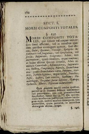 Sect. I. Morbi Compositi Totales.