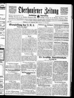 Oberhausener Zeitung : Osterkrader Zeitung : Osterfeld-Bottroper Zeitung