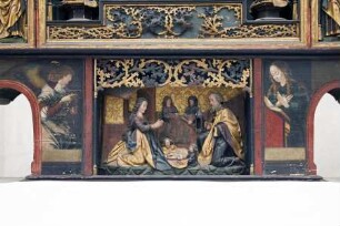 Annenaltar — Verkündigung und Geburt Christi