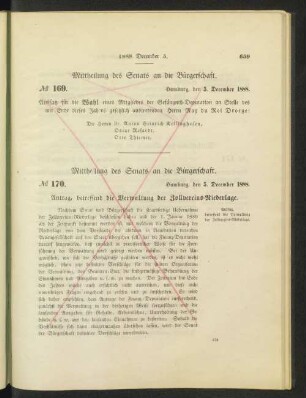1888 December 5. No. 169.