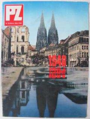 Wochenzeitschrift "PZ" zur Lage in Deutschland im Jahr 1948