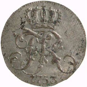 Münze, Groschen, 1753