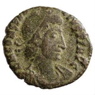 Münze, Aes 3, 352 - 355 n. Chr.