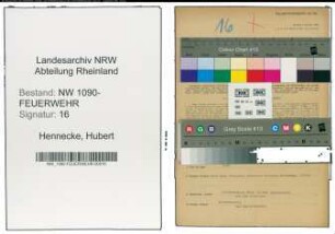 Entnazifizierung Hubert Hennecke , geb. 14.11.1897 (Brandmeister)