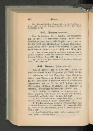 441. Brauer (Johann Hartwig).