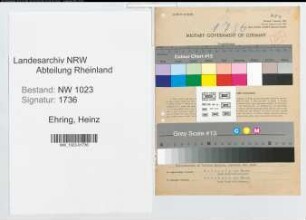 Entnazifizierung Heinz Ehring , geb. 24.07.1911 (Chemiker)