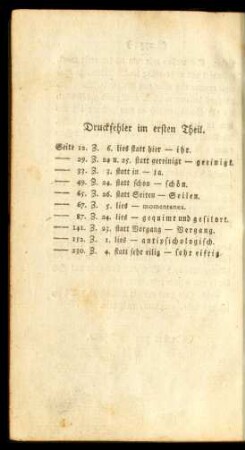 Druckfehler im ersten Theil