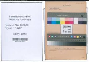 Entnazifizierung Hans Bolley , geb. 27.03.1903 (Staatsanwalt)