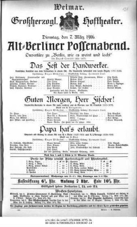Das Fest der Handwerker