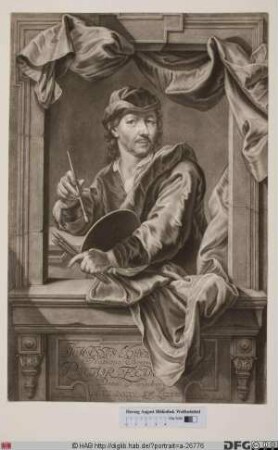 Bildnis Johann Kupezky (eig. Jan Kupecký)