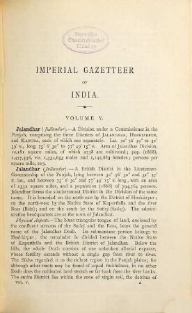 The Imperial Gazetteer of India, 5