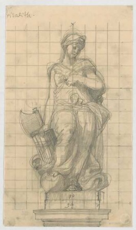 Thiersch, Friedrich von; München; Justizpalast - Ornament (Studie)