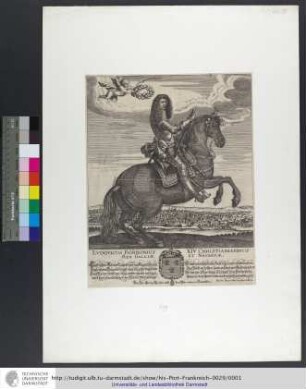 Lvdovicus Borbonius XIV Christianissimus Rex Galliæ Et Navarræ / Martin Meyer Haynauischer Schlesier