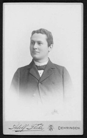 Albert Esenwein (1867-1940), lic. theol., Pfarrer in Langenbeutingen
