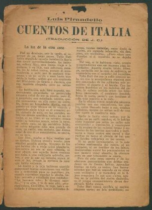 Cuentos de Italia