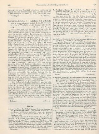 236 [Rezension] Pont, J. W. (Ed.), Jaarboek der Vereeniging voor nederlandsch-luthersche Kerkgeschiedenis. Deel V