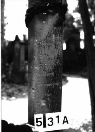 Grabstein A I/5/31A (Detailaufnahme)