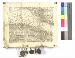 Burckart von Wollmershausen (Wolmershusen) zu Rechenberg (Rechenperg) tauscht mit der Abtei Ellwangen Wiesen zu Stimpfach um.