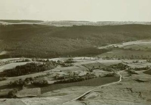 Zinnwald-Georgenfeld, Zinnwald, Blick vom Geisingberg von Norden