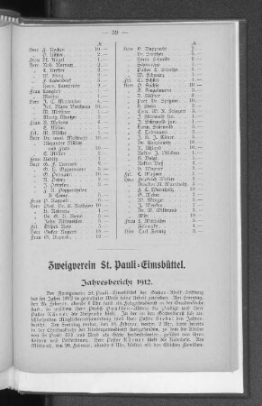 Zweigverein St. Pauli=Eimsbüttel.