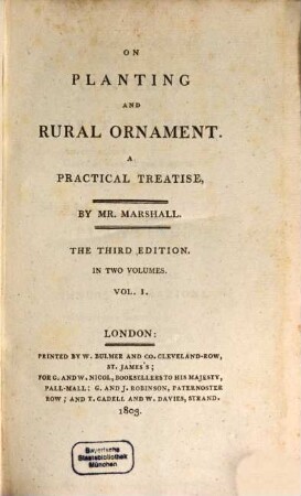 On planting and rural ornament : a practical treatise. 1