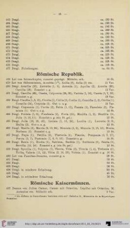 Römische Kaisermünzen (Nr. 497-573)
