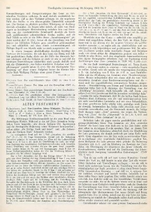 505-507 [Rezension] Schreiner, Josef, Sion - Jerusalem Jahwes Königssitz