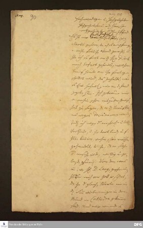 Brief von August Hermann Francke an Bernhard Walther Marperger.